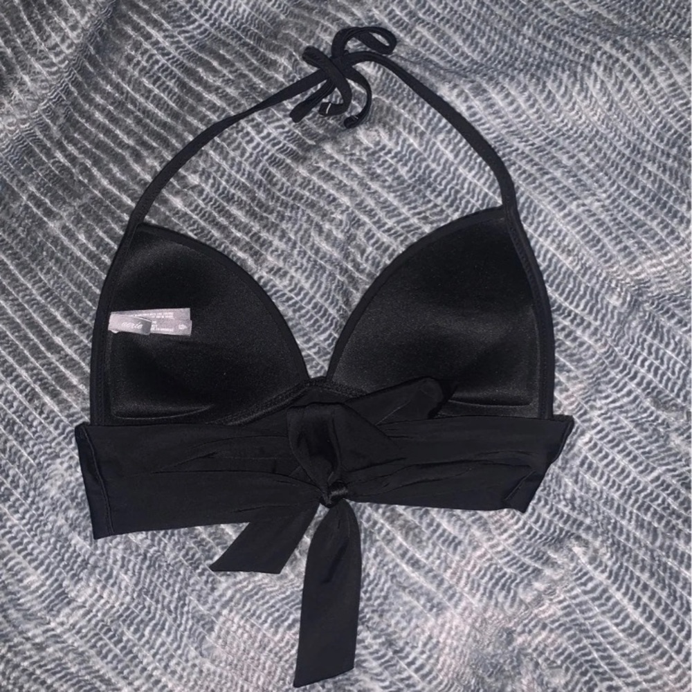 aerie black bikini top